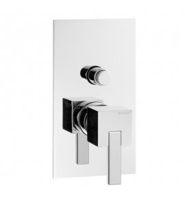 Bruma Escudo 2 Bateria wannowo-natryskowa 2-drożna podtynkowa Chrom 1021301CR