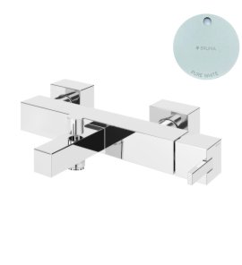 Bruma Escudo 2 Bateria wannowo-natryskowa naścienna Pure White 1020301PW