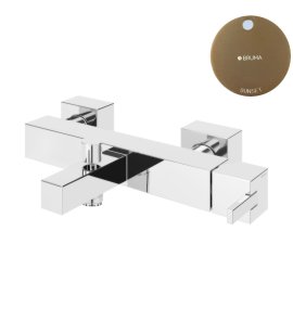 Bruma Escudo 2 Bateria wannowo-natryskowa naścienna Sunset 1020301SS