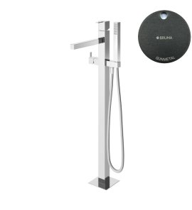 Bruma Escudo 2 Bateria wannowo-natryskowa wolnostojąca Gunmetal 1028001MG