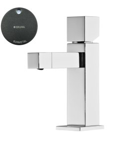 Bruma Escudo Bateria bidetowa jednootworowa bez korka Gunmetal 1020202MG