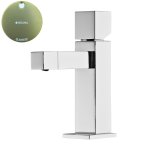 Bruma Escudo Bateria bidetowa jednootworowa z korkiem Click-Clack Sunrise 1020242SR