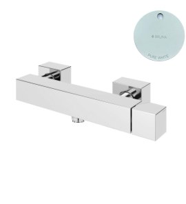 Bruma Escudo Bateria prysznicowa naścienna Pure White 1020402PW