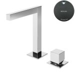 Bruma Escudo Bateria umywalkowa 2-otworowa bez korka Gunmetal 1020002MG