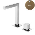 Bruma Escudo Bateria umywalkowa 2-otworowa bez korka Sunset 1020002SS