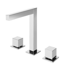 Bruma Escudo Bateria umywalkowa 3-otworowa bez korka Chrom 1022502CR