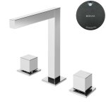 Bruma Escudo Bateria umywalkowa 3-otworowa bez korka Gunmetal 1022502MG