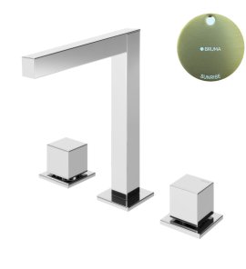 Bruma Escudo Bateria umywalkowa 3-otworowa bez korka Sunrise 1022502SR