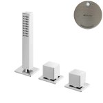 Bruma Escudo Zestaw natryskowy 2-drożna na brzeg wanny Morning Mist 1025012MM