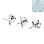 Bruma Genesi Bateria natryskowa podtynkowa 3-otworowa z 2-drożna Pure White 1913101PW