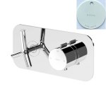 Bruma Genesi Bateria natryskowa termostatyczna podtynkowa 3-drożna Pure White 1916231PW