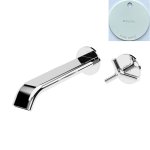 Bruma Genesi Bateria umywalkowa podtynkowa z korkiem Click-Clack Pure White 1918511PW