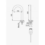 Bruma Genesi Wylewka umywalkowa nablatowa Sunrise 1569445SR