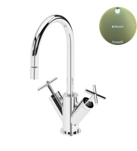 Bruma Hera Bateria bidetowa jednootworowa bez korka Sunrise 1060900SR