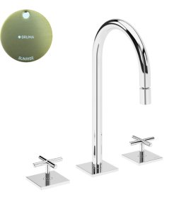 Bruma Hera Bateria bidetowa 3-otworowa bez korka Sunrise 1060600SR