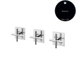 Bruma Hera Bateria natryskowa 3-otworowa podtynkowa 2-drożna Night Sky 1063101NS