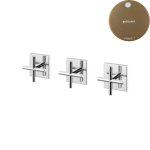 Bruma Hera Bateria natryskowa 3-otworowa podtynkowa 2-drożna Sunset 1063101SS