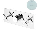 Bruma Hera Bateria natryskowa termostatyczna podtynkowa 5-drożna Pure White 1066450PW