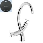 Bruma Hera Bateria umywalkowa jednootworowa z korkiem Click-Clack Gunmetal 1060110MG