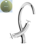 Bruma Hera Bateria umywalkowa jednootworowa z korkiem Click-Clack Sunrise 1060110SR