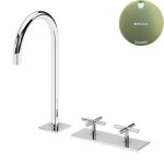 Bruma Hera Bateria umywalkowa 3-otworowa z korkiem Click-Clack Sunrise 1062310SR