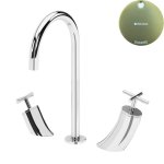 Bruma Hera Bateria umywalkowa 3-otworowa bez korka Sunrise 1062500SR