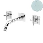 Bruma Hera Bateria umywalkowa podtynkowa 150 mm Pure White 1060104PW