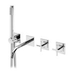 Bruma Hera Bateria wannowo-natryskowa z wylewką 170 mm i słuchawką prysznicową Chrom 1061930CR