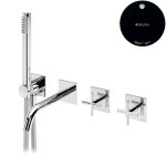 Bruma Hera Bateria wannowo-natryskowa z wylewką 170 mm i słuchawką prysznicową Night Sky 1061930NS