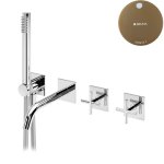 Bruma Hera Bateria wannowo-natryskowa z wylewką 170 mm i słuchawką prysznicową Sunset 1061930SS