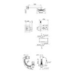 Bruma Hera Zestaw wannowo-natryskowy termostatyczny podtynkowy z deszczownicą Ø 250 mm ścienną i słuchawką prysznicową oraz napełnianiem przez przelew Chrom 1065020CR