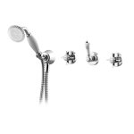 Bruma Imperial Bateria natryskowa podtynkowa 3-otworowa ze słuchawką prysznicową 3- drożna Chrom 1173102CR