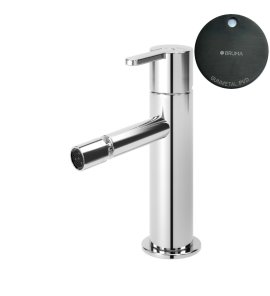 Bruma Leaf Bateria bidetowa jednootworowa bez korka Gunmetal PVD 1671006GM