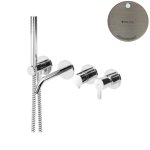 Bruma Leaf Bateria jednouchwytowa wannowo-natryskowa podtynkowa Morning Mist 1672108MM