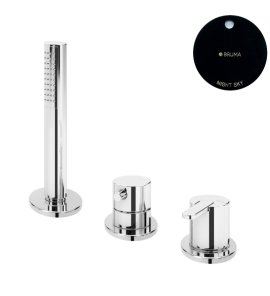 Bruma Leaf Bateria natryskowa stojąca z zestawem prysznicowym Night Sky 1675011NS