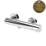 Bruma Leaf Bateria prysznicowa naścienna Old Brass / Vieux Laiton 1673100LE