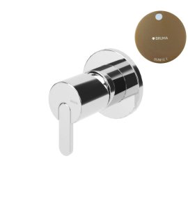 Bruma Leaf Bateria prysznicowa podtynkowa Sunset 1671201SS