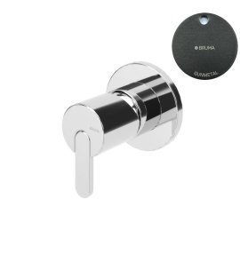 Bruma Leaf Bateria prysznicowa podtynkowa Gunmetal 1671201MG