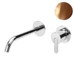   Bruma Leaf Bateria umywalkowa podtynkowa 230 mm Sunset PVD 1678401PS W MAGAZYNIE !!!