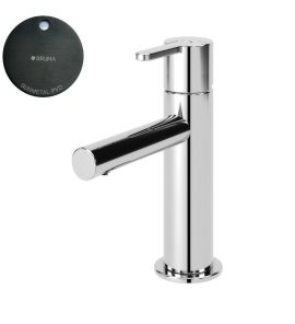 Bruma Leaf Bateria umywalkowa jednootworowa bez korka Gunmetal PVD 1670007GM