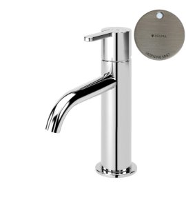 Bruma Leaf Bateria umywalkowa jednootworowa bez korka Morning Mist 1670011MM