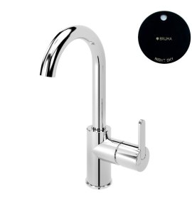 Bruma Leaf Bateria umywalkowa jednootworowa bez korka Night Sky 1677101NS