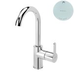 Bruma Leaf Bateria umywalkowa jednootworowa bez korka Pure White 1677101PW