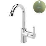 Bruma Leaf Bateria umywalkowa jednootworowa bez korka Sunrise 1677101SR