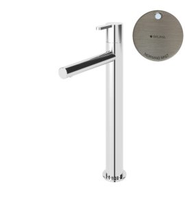 Bruma Leaf Bateria umywalkowa jednootworowa bez korka Morning Mist 1670017MM