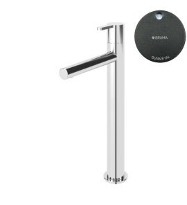 Bruma Leaf Bateria umywalkowa jednootworowa bez korka Gunmetal 1670017MG