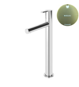 Bruma Leaf Bateria umywalkowa jednootworowa bez korka Sunrise 1670017SR