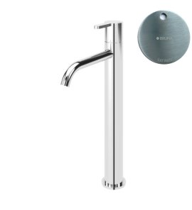 Bruma Leaf Bateria umywalkowa jednootworowa bez korka Satinox 1670020ST