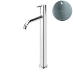 Bruma Leaf Bateria umywalkowa jednootworowa bez korka Satinox 1670020ST