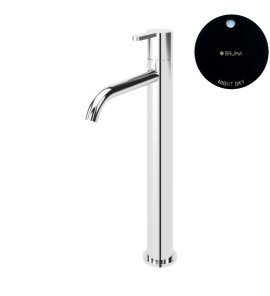 Bruma Leaf Bateria umywalkowa jednootworowa bez korka Night Sky 1670020NS